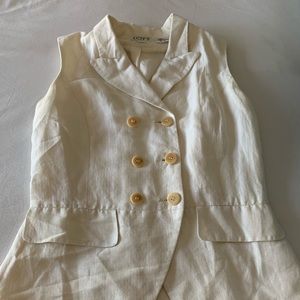 LOFT Linen Vest